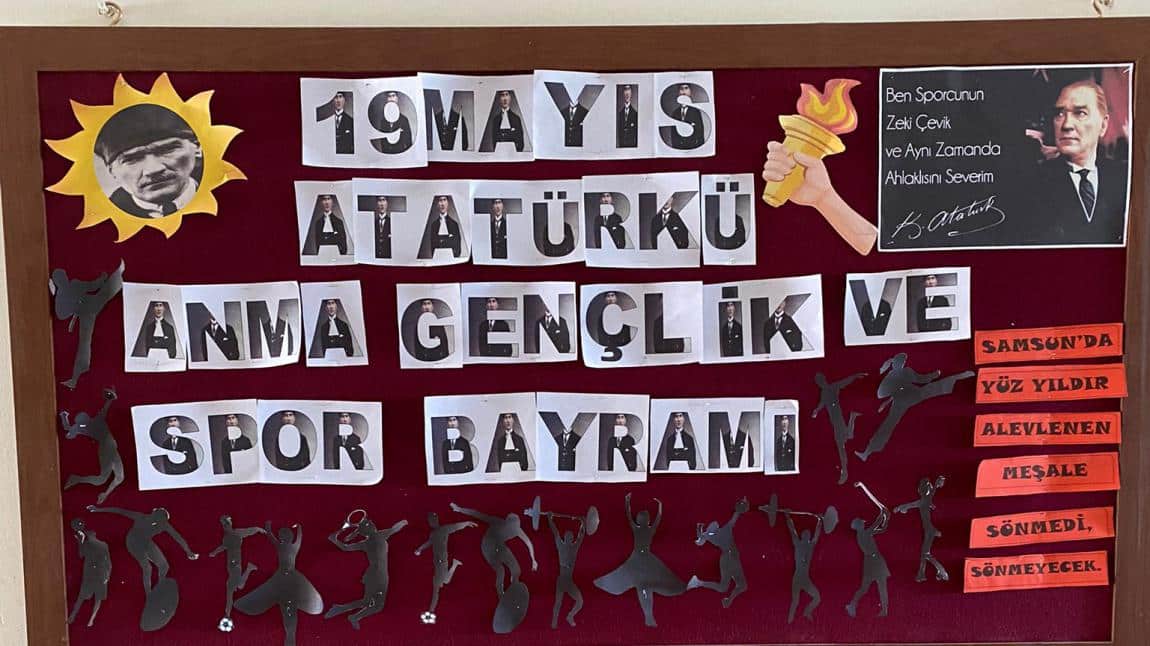 19 Mayıs Atatürk'ü Anma Gençlik ve Spor Bayramı 